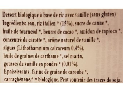 ingredients